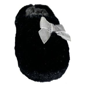 INC International Concepts Plush Bow Clog Slippers